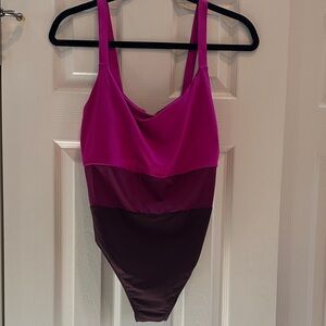 Athleta Colorblock One-Piece Swimsuit